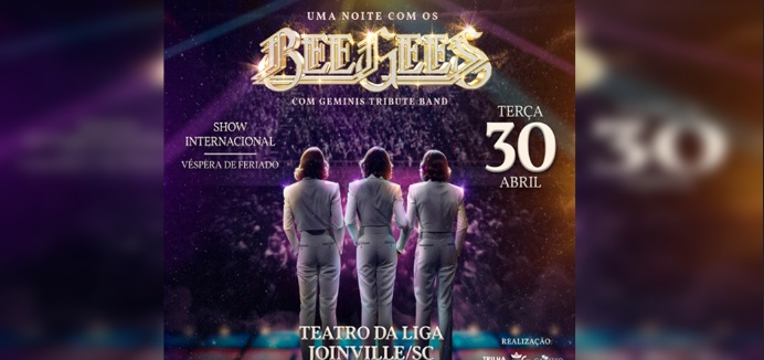 Show com tributos ao Bee Gees tem ingressos à venda em Joinville