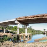 Obras da ponte sobre Rio Cachoeira tem nova etapa iniciada