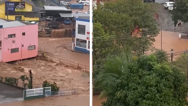 Tornado arrasta ônibus e provoca destruição no Oeste de Santa Catarina